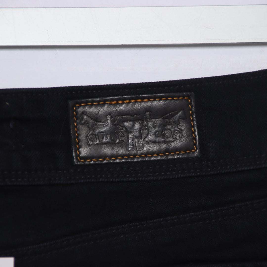 Levi's 571 Slim Fit W27 L34 jeans in denim blu da donna