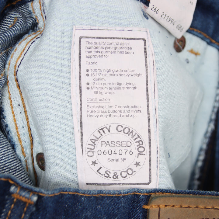 Levi's 585 woman fit W29 L30 jeans vintage in denim da donna deadstock w/tags