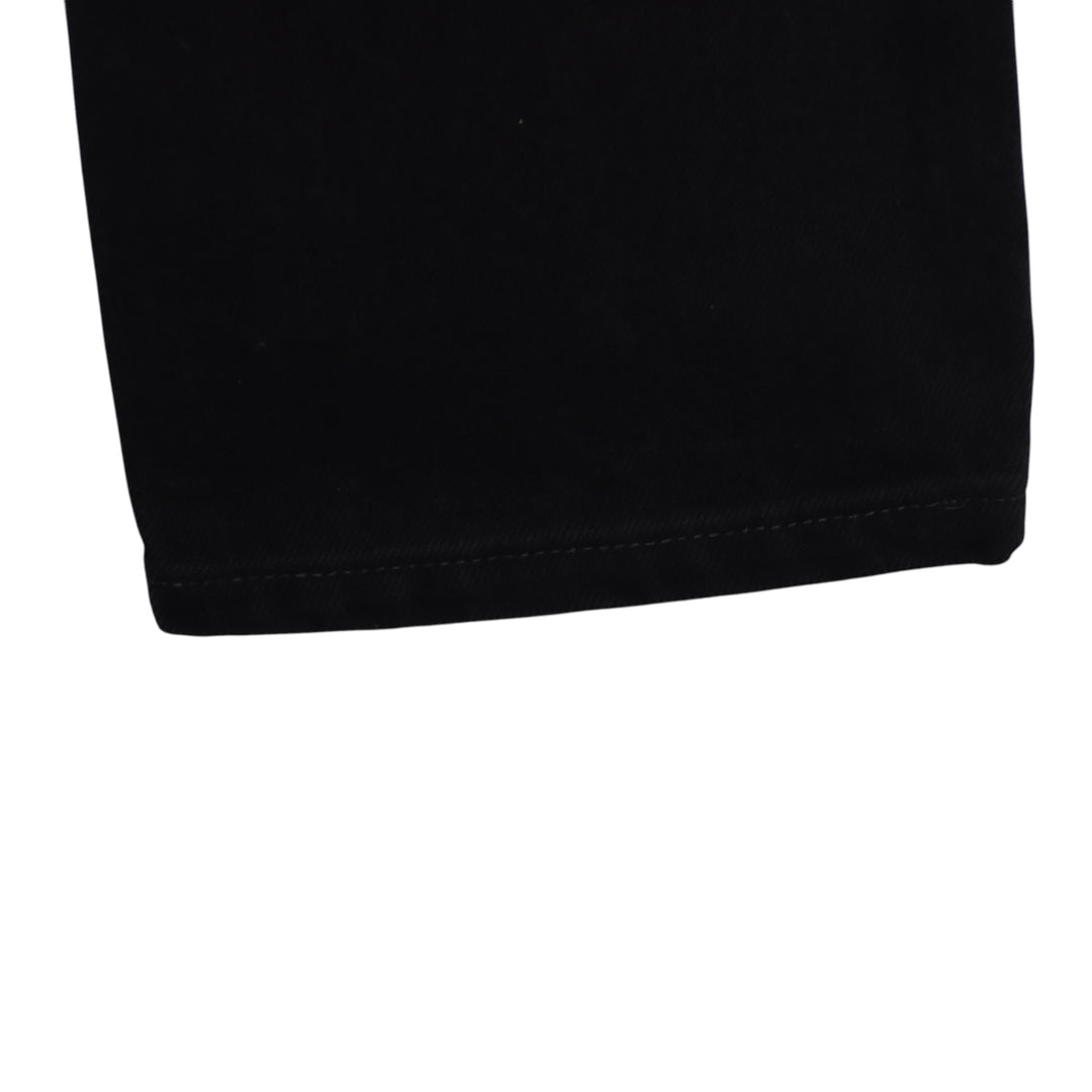 Levi's 595 straight fit W26 L32 jeans vintage in denim nero da donna deadstock w/tags