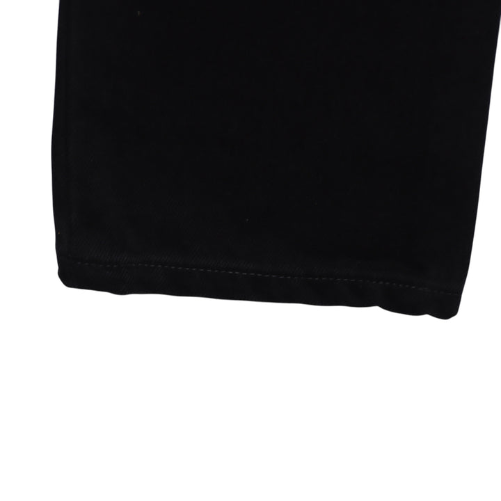 Levi's 595 straight fit W26 L32 jeans vintage in denim nero da donna deadstock w/tags