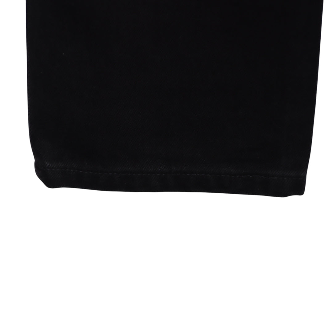 Levi's 595 straight fit W27 L32 jeans vintage in denim nero da donna deadstock w/tags
