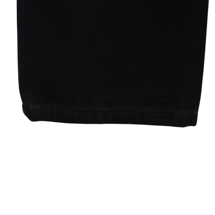 Levi's 595 straight fit W27 L32 jeans vintage in denim nero da donna deadstock w/tags