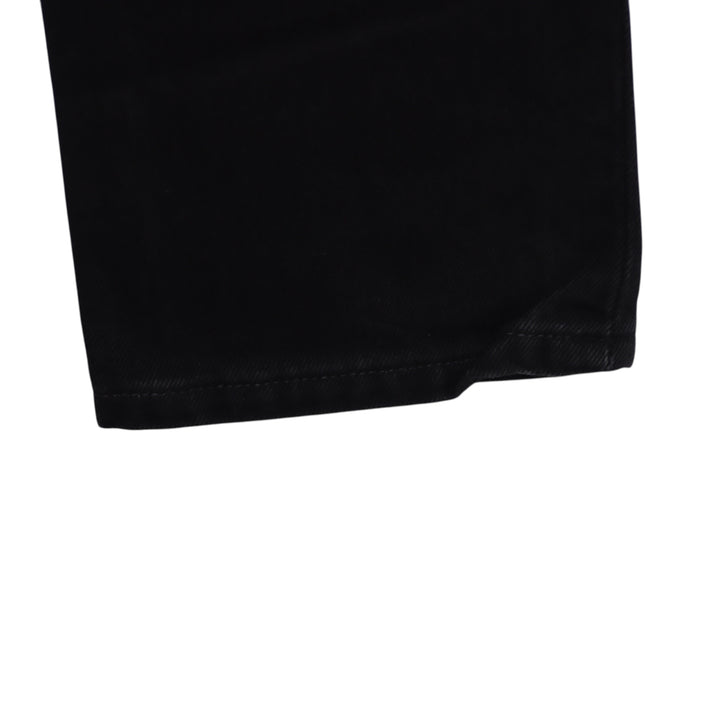 Levi's 595 straight fit W27 L32 jeans vintage in denim nero da donna deadstock w/tags