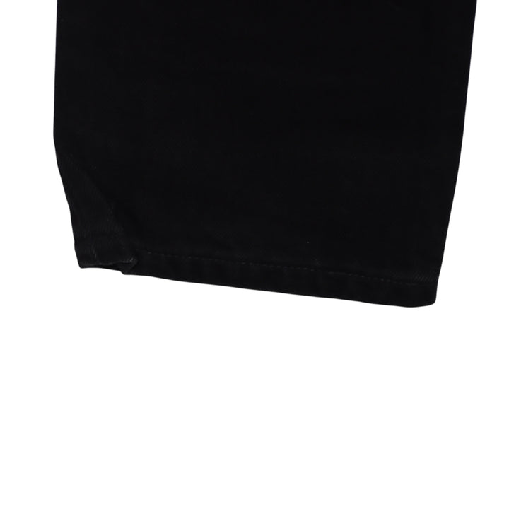 Levi's 595 straight fit W27 L32 jeans vintage in denim nero da donna deadstock w/tags