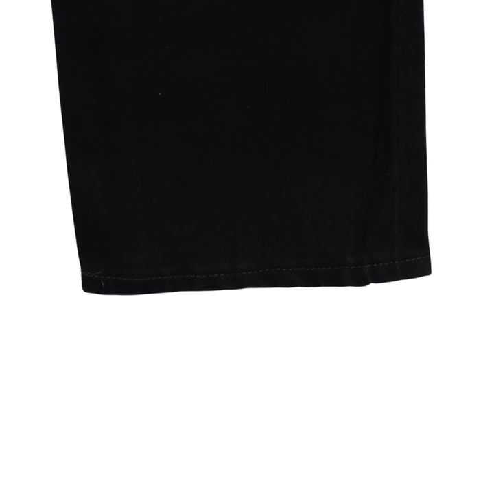 Levi's 595 straight fit W27 L32 jeans vintage in denim nero da donna deadstock w/tags