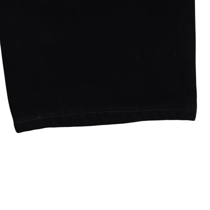 Levi's 595 straight fit W27 L32 jeans vintage in denim nero da donna deadstock w/tags