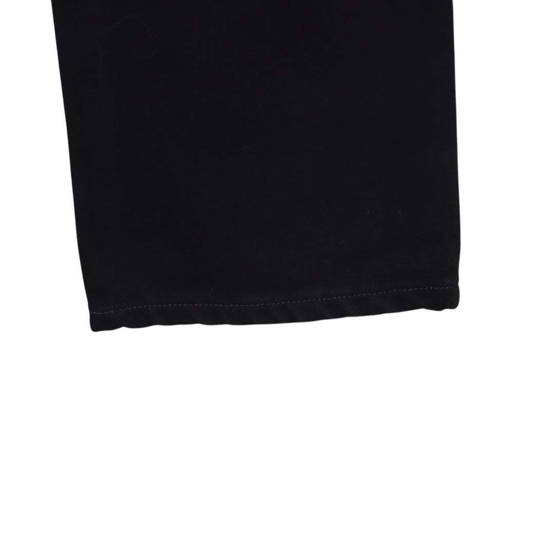 Levi's 595 straight fit W28 L30 jeans vintage in denim nero da donna deadstock w/tags