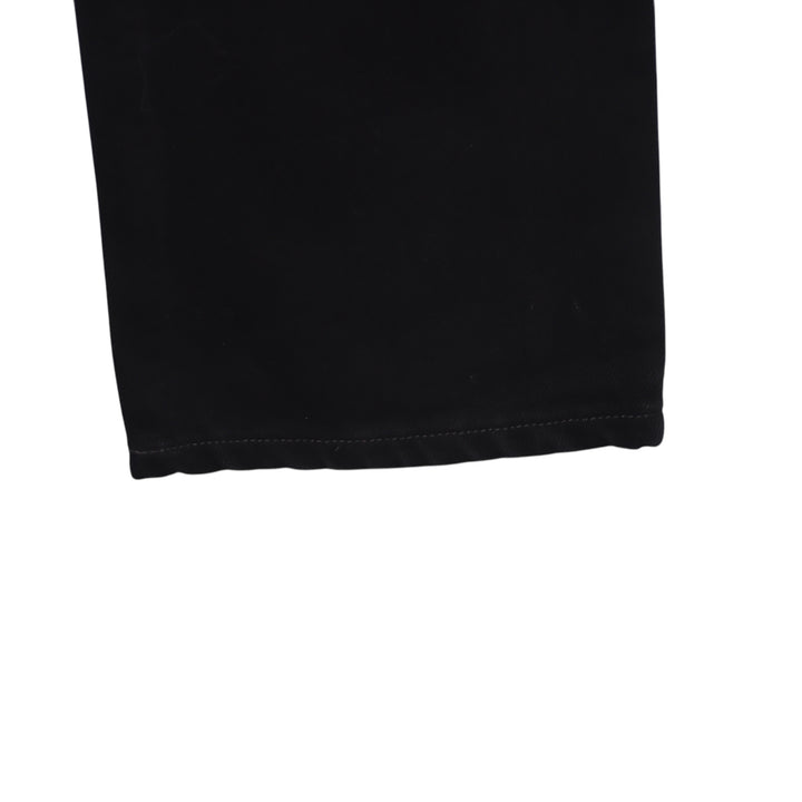 Levi's 595 straight fit W28 L30 jeans vintage in denim nero da donna deadstock w/tags