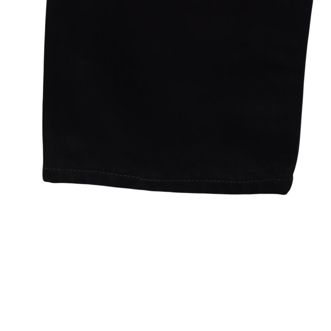 Levi's 595 straight fit W28 L32 jeans vintage in denim nero da donna deadstock