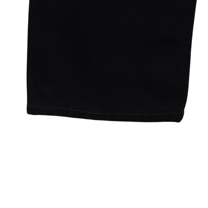 Levi's 595 straight fit W28 L32 jeans vintage in denim nero da donna deadstock