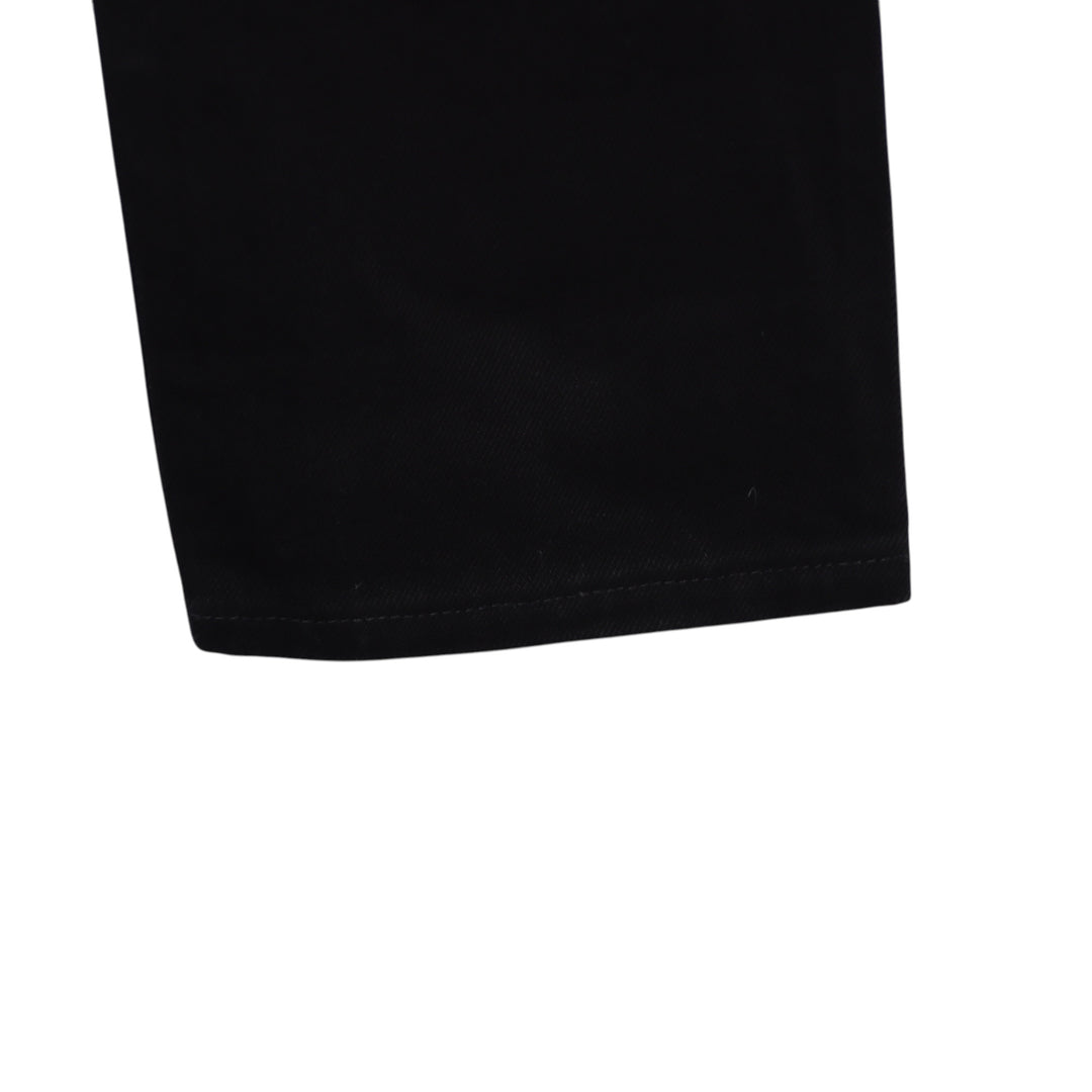 Levi's 595 straight fit W28 L32 jeans vintage in denim nero da donna deadstock