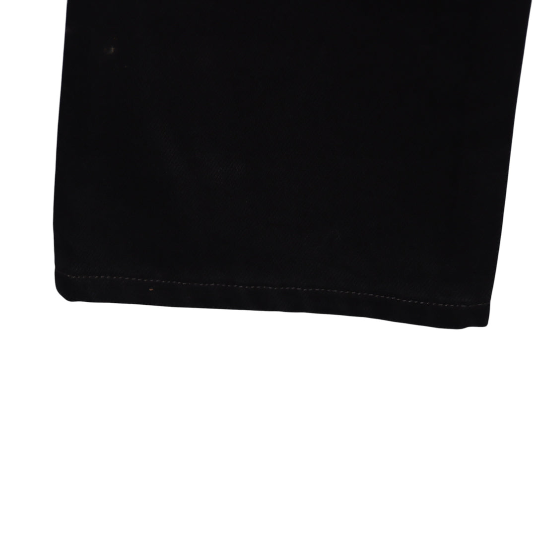 Levi's 595 straight fit W28 L32 jeans vintage in denim nero da donna deadstock w/Tags