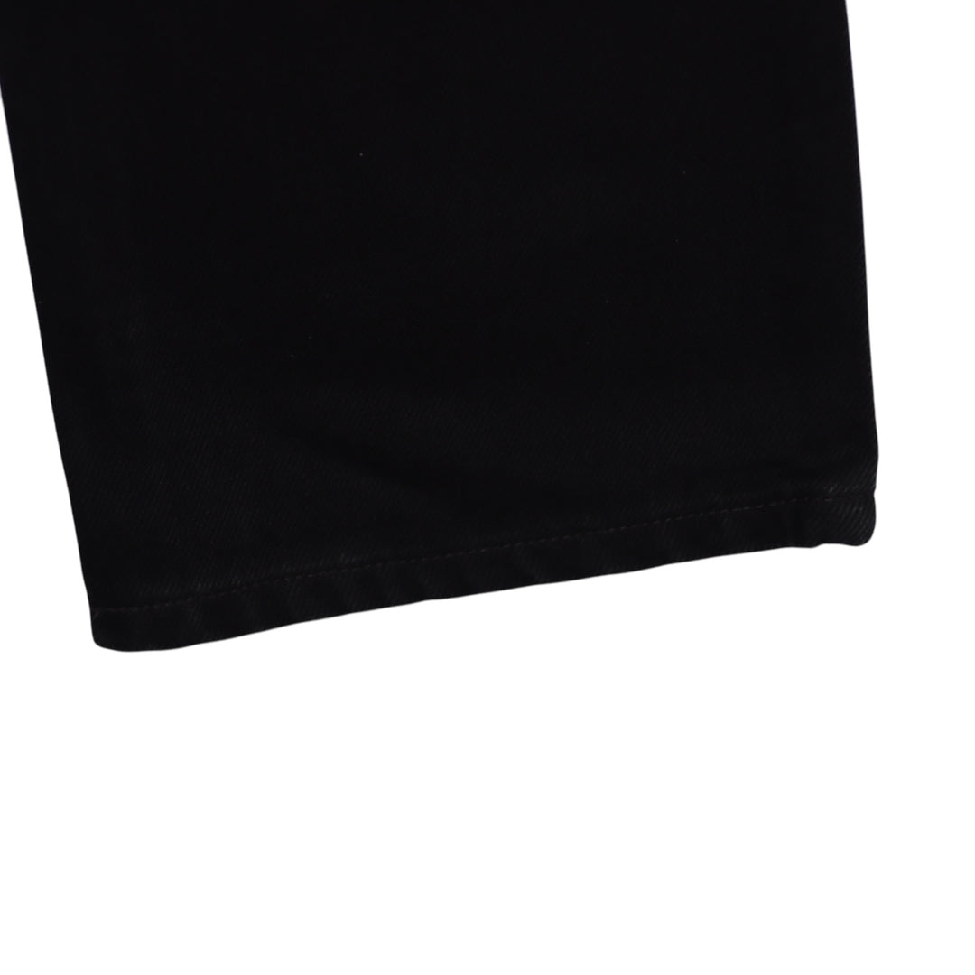 Levi's 595 straight fit W28 L32 jeans vintage in denim nero da donna deadstock w/Tags