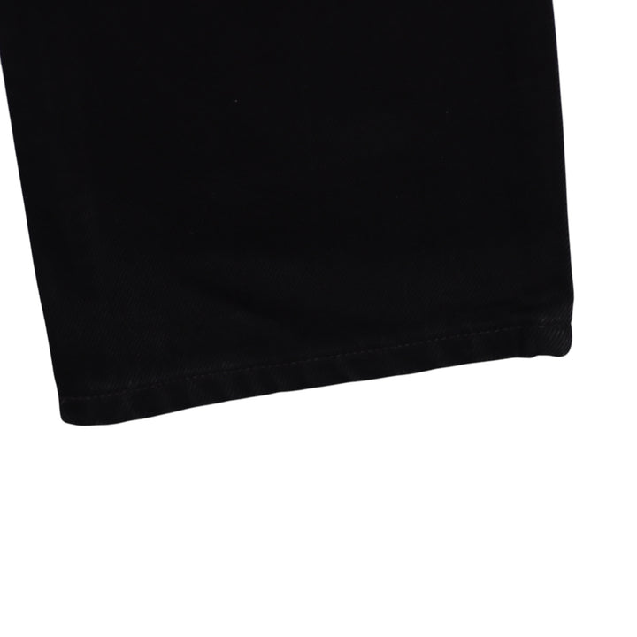 Levi's 595 straight fit W28 L32 jeans vintage in denim nero da donna deadstock w/Tags