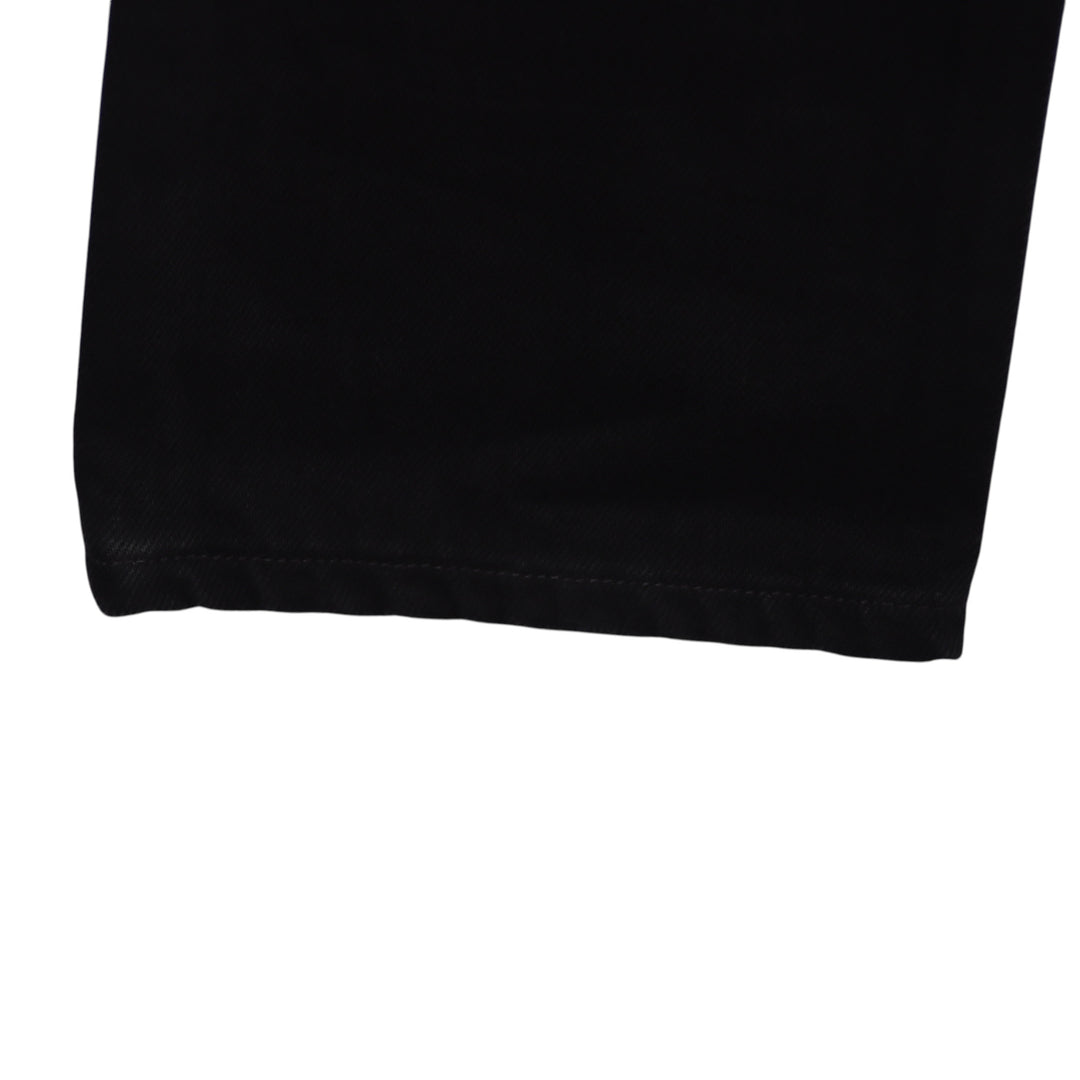 Levi's 595 straight fit W28 L32 jeans vintage in denim nero da donna deadstock w/Tags