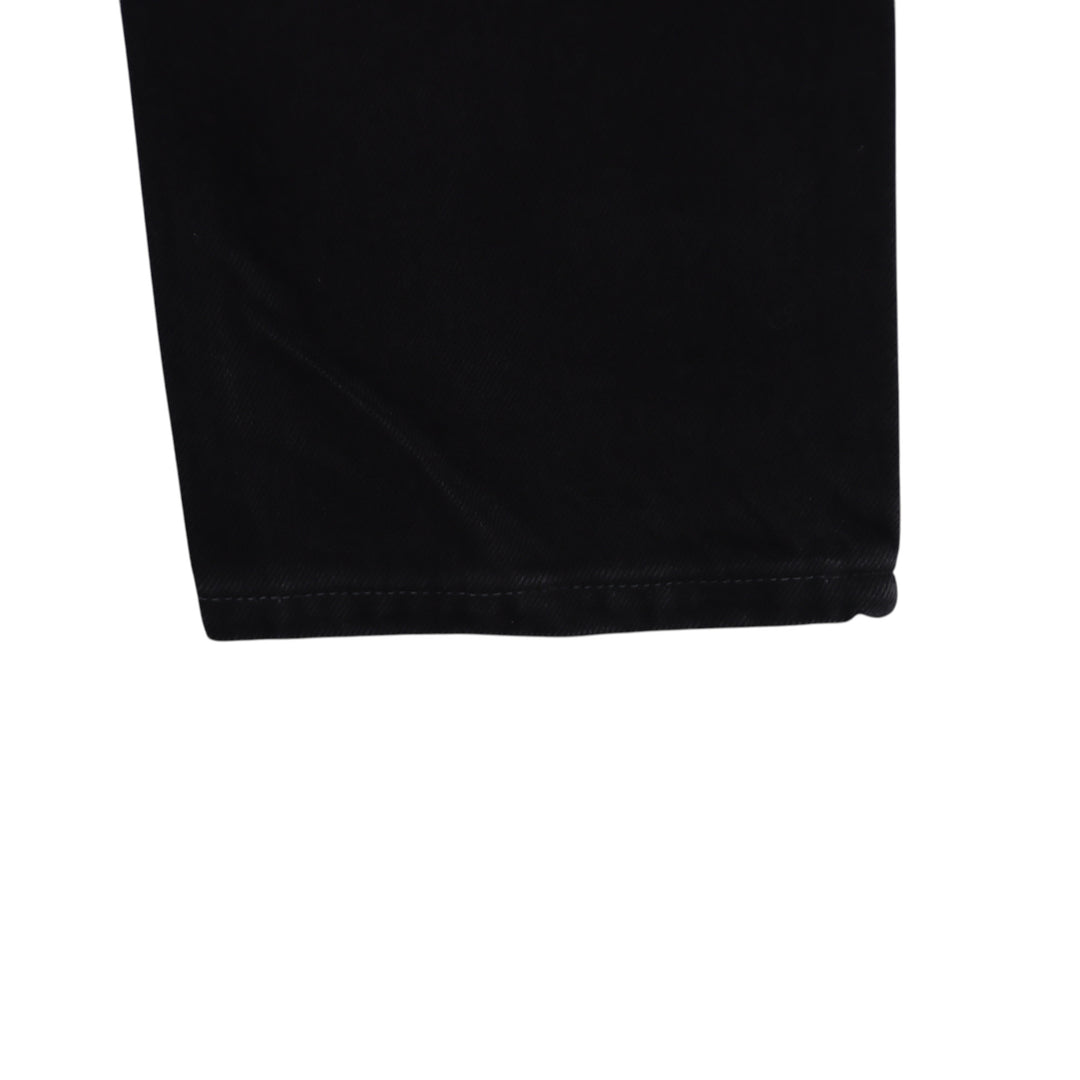 Levi's 595 straight fit W29 L32 jeans vintage in denim nero da donna deadstock