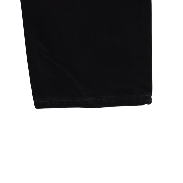 Levi's 595 straight fit W29 L32 jeans vintage in denim nero da donna deadstock