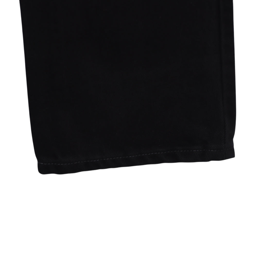 Levi's 595 straight fit W29 L32 jeans vintage in denim nero da donna deadstock