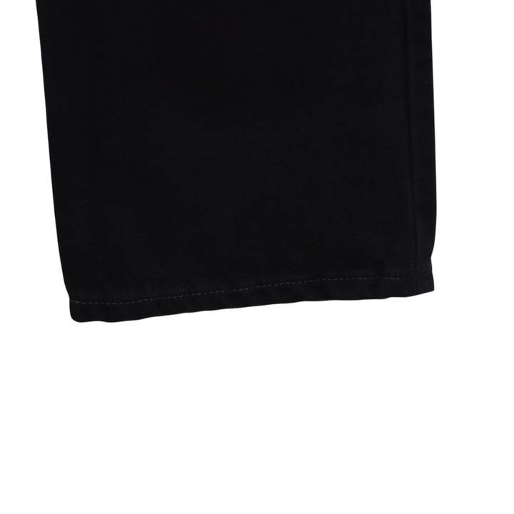 Levi's 595 straight fit W29 L32 jeans vintage in denim nero da donna deadstock