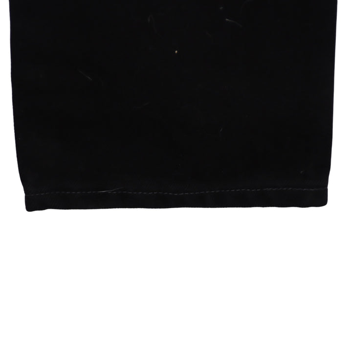 Levi's 595 straight fit W29 L32 jeans vintage in denim nero da donna deadstock w/tags