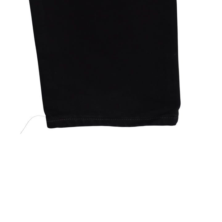 Levi's 595 straight fit W30 L34 jeans vintage in denim nero da donna deadstock