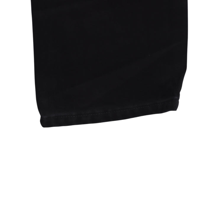 Levi's 595 straight fit W30 L34 jeans vintage in denim nero da donna deadstock