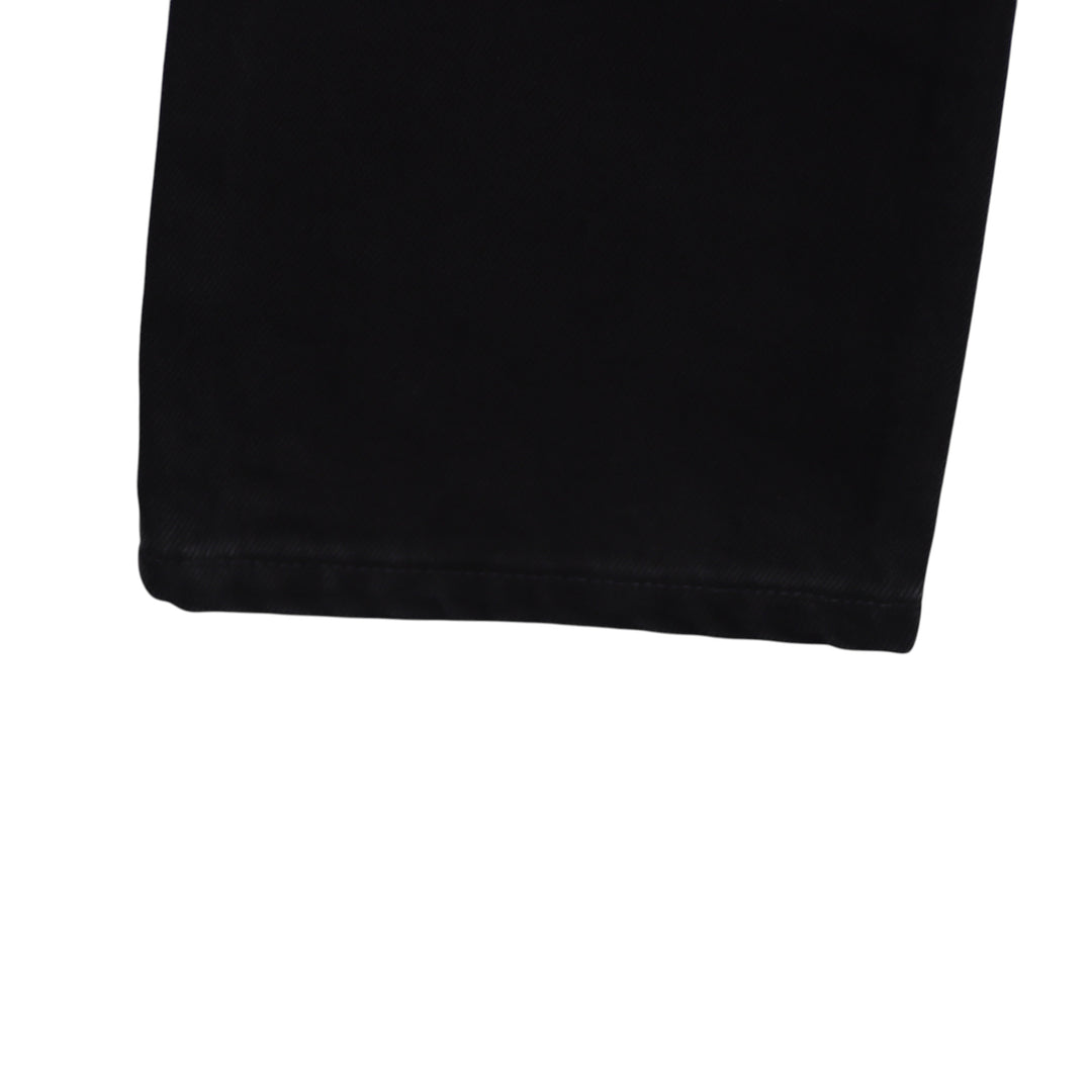 Levi's 595 straight fit W30 L34 jeans vintage in denim nero da donna deadstock