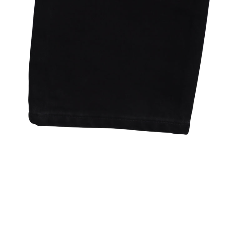 Levi's 595 straight fit W30 L34 jeans vintage in denim nero da donna deadstock