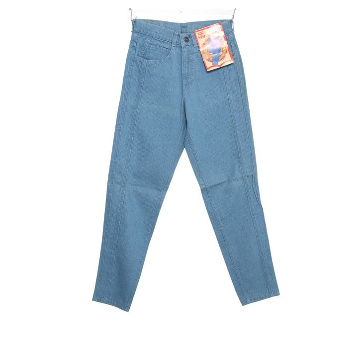 Levi's 620 white tab W29 L34 jeans vintage in denim da donna deadstock w/tags