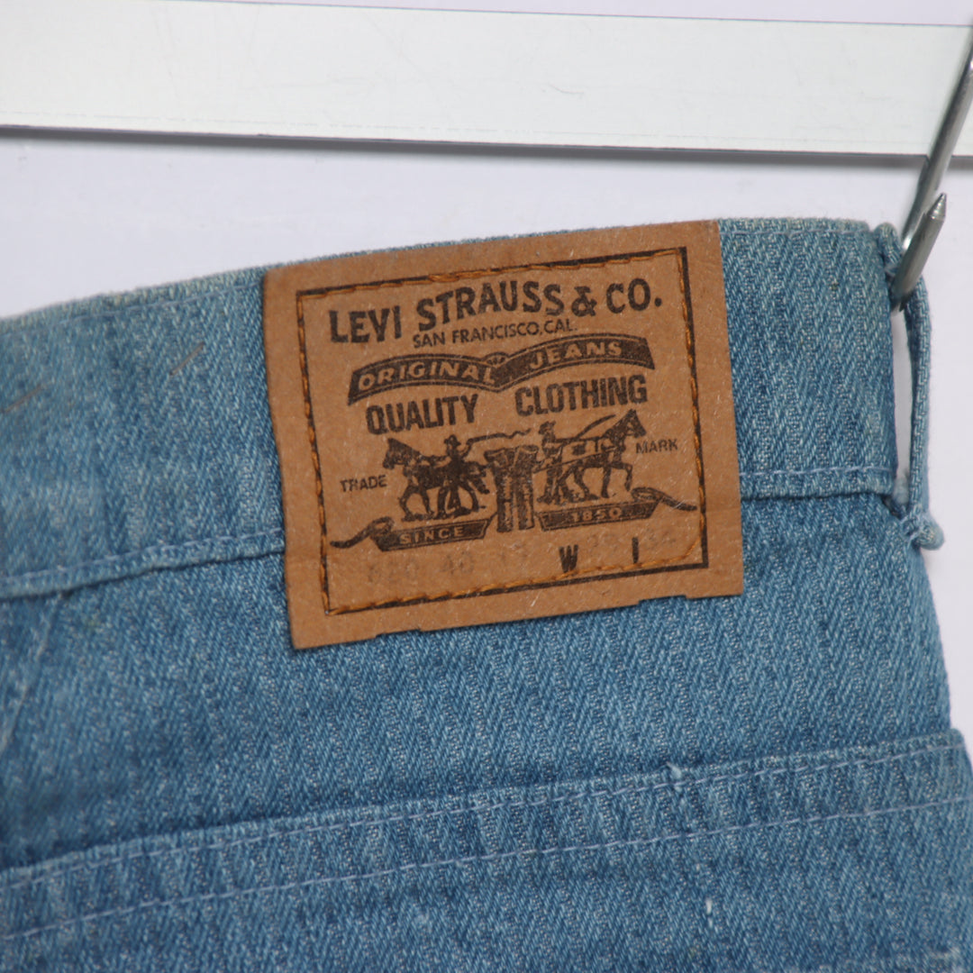 Levi's 620 white tab W29 L34 jeans vintage in denim da donna deadstock w/tags