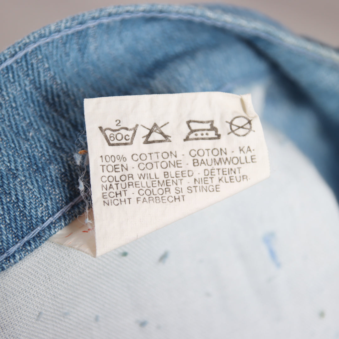 Levi's 620 white tab W29 L34 jeans vintage in denim da donna deadstock w/tags