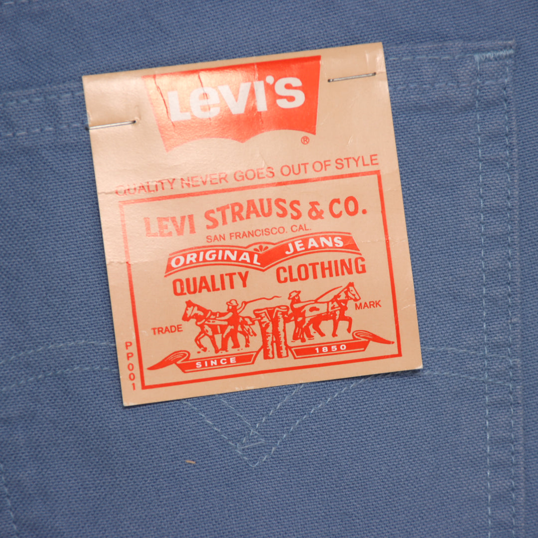 Levi's 631 slim fit W34 L36 jeans vintage in denim blu da uomo deadstock w/tags