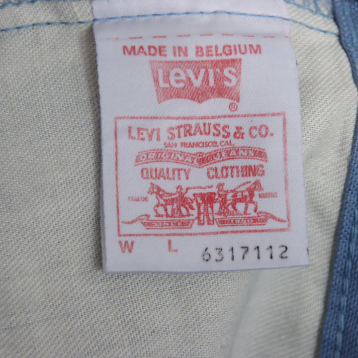 Levi's 631 slim fit W34 L36 jeans vintage in denim blu da uomo deadstock w/tags