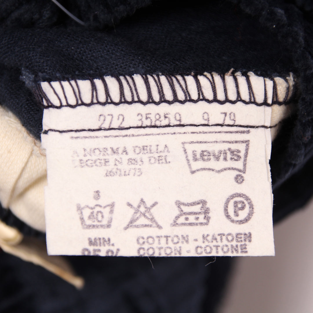 Levi's 633 Jeans Vintage in Velluto Blu W27 L34 Unisex Deadstock w/Tags