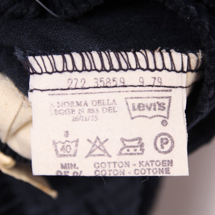 Levi's 633 Jeans Vintage in Velluto Blu W27 L34 Unisex Deadstock w/Tags