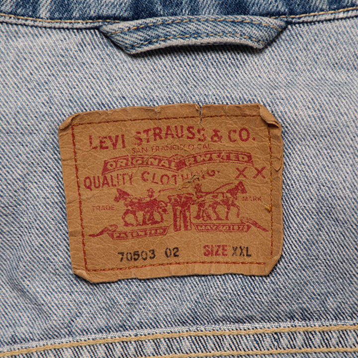 Levi's 70503 Red Tab Giacca di Jeans Denim Taglia XXL Unisex