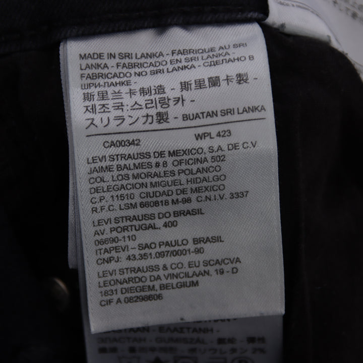 Levi's 711 skinny W28 L32 jeans in denim blu da donna