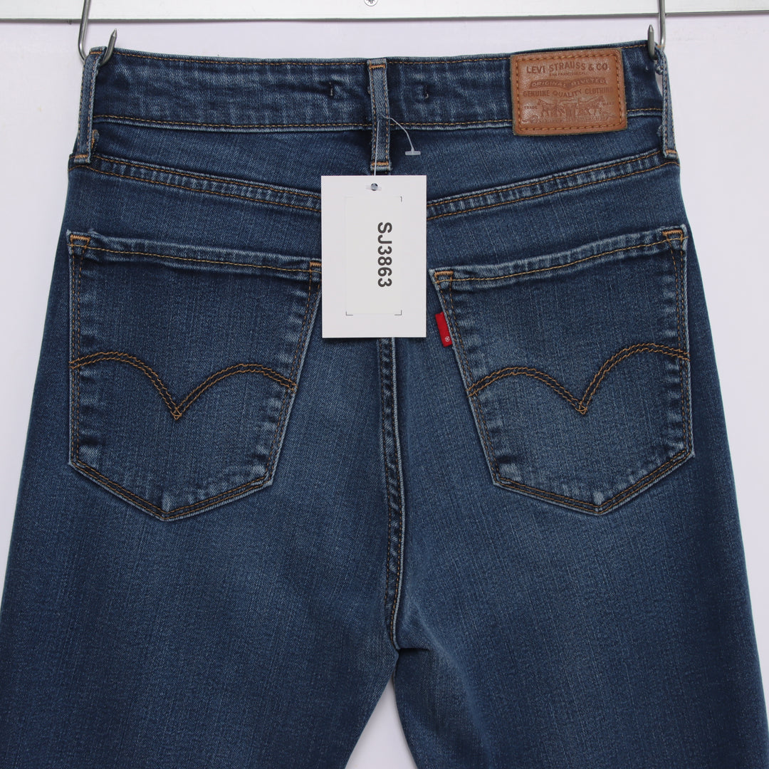 Levi's 721 hight rise skinny W27 jeans in denim da donna