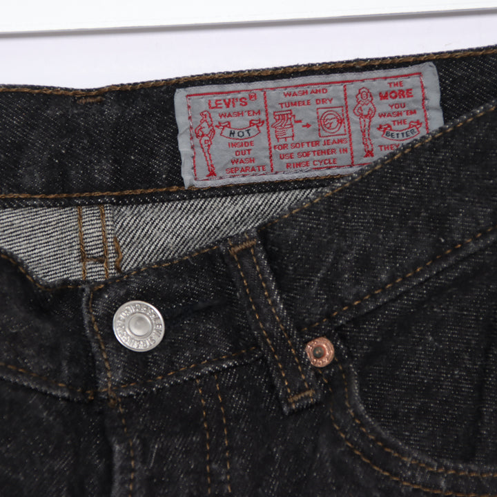 Levi's 901 Buggy Jeans Nero W30 L32 Donna Made in USA
