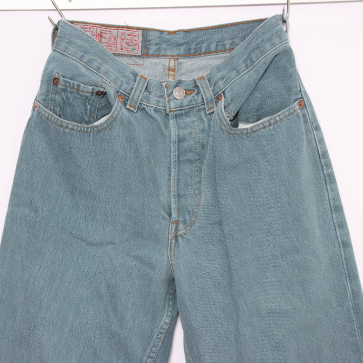 Levi's 901 Jeans Grigio Vintage W27 L31 Donna Made in USA