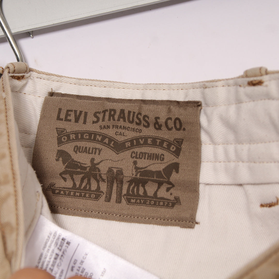 Levi's Bermuda Cargo Beige W34 Uomo