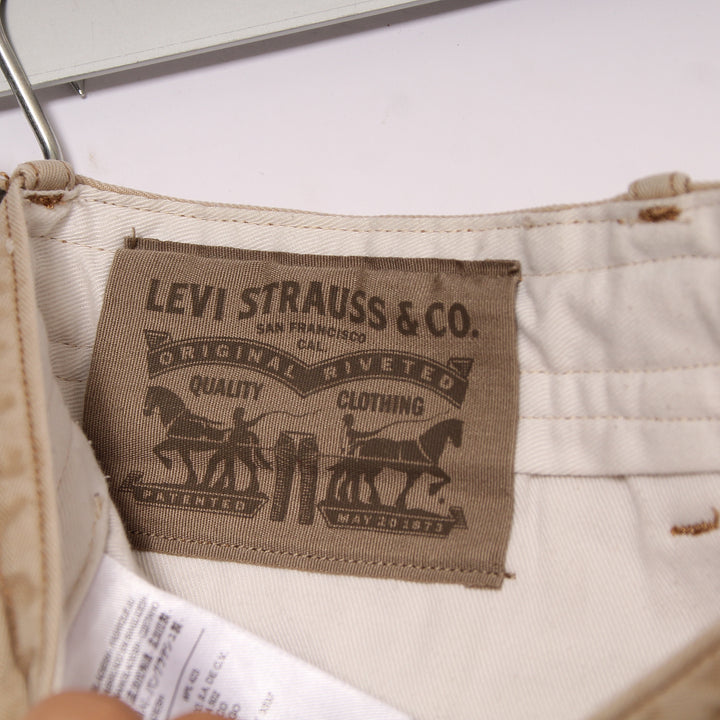 Levi's Bermuda Cargo Beige W34 Uomo