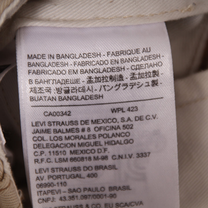 Levi's Bermuda Cargo Beige W34 Uomo