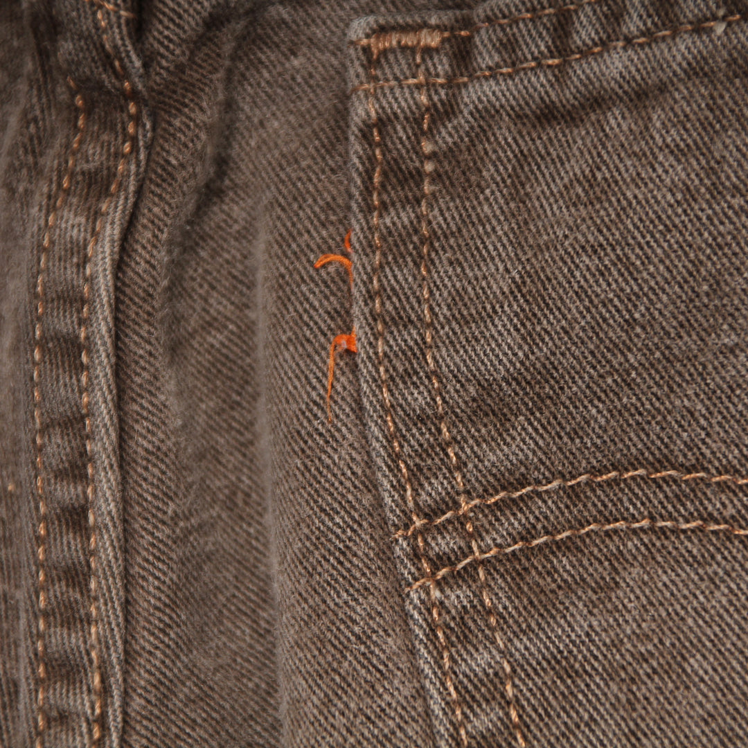 Levi's Boyfriend Orange Tab Jeans Marrone W32 L32 Donna Made in USA