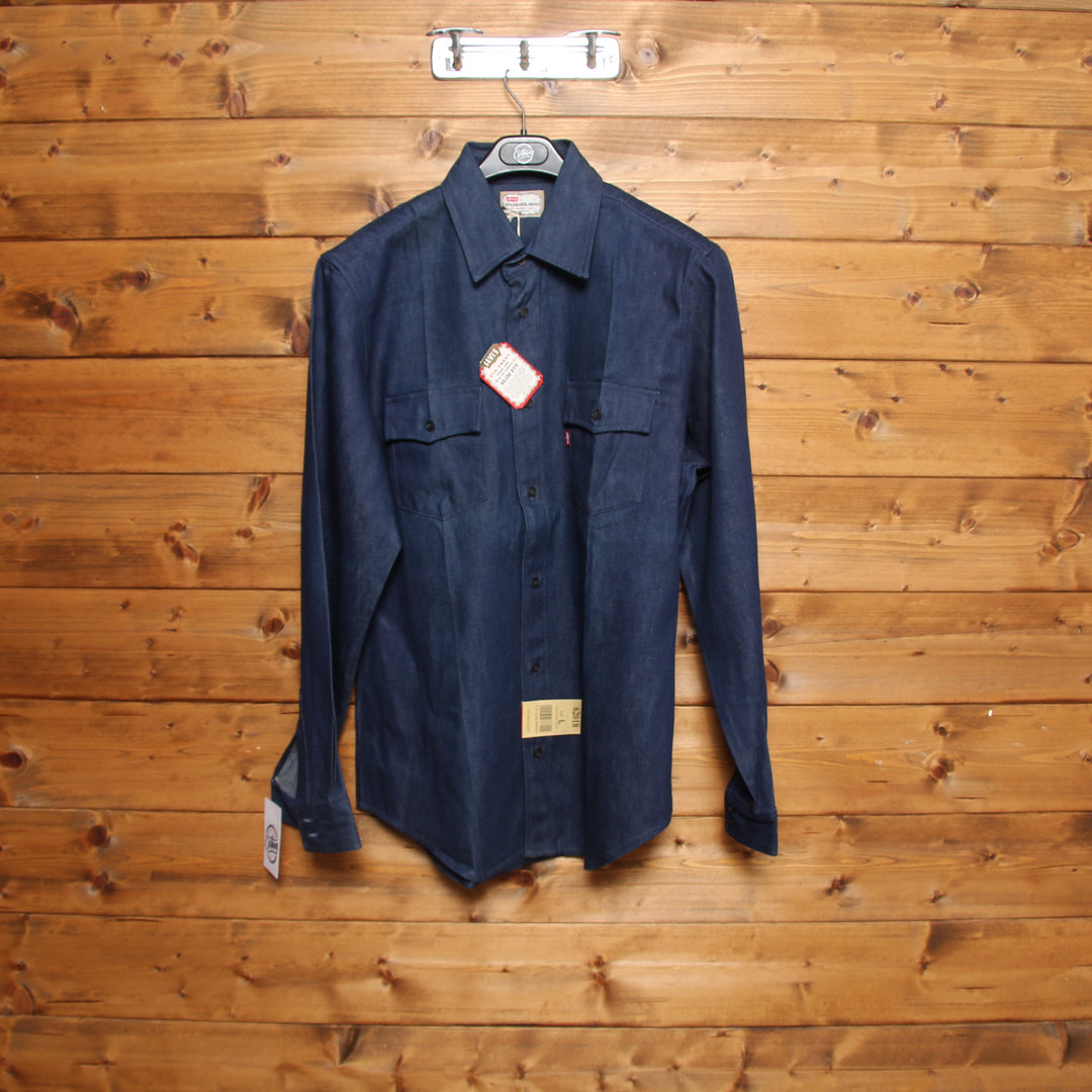 Levi's Camicia di Jeans Denim Taglia L Uomo Deadstock w/Tags