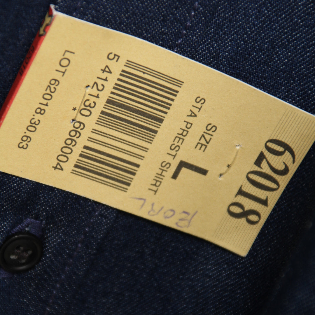 Levi's Camicia di Jeans Denim Taglia L Uomo Deadstock w/Tags