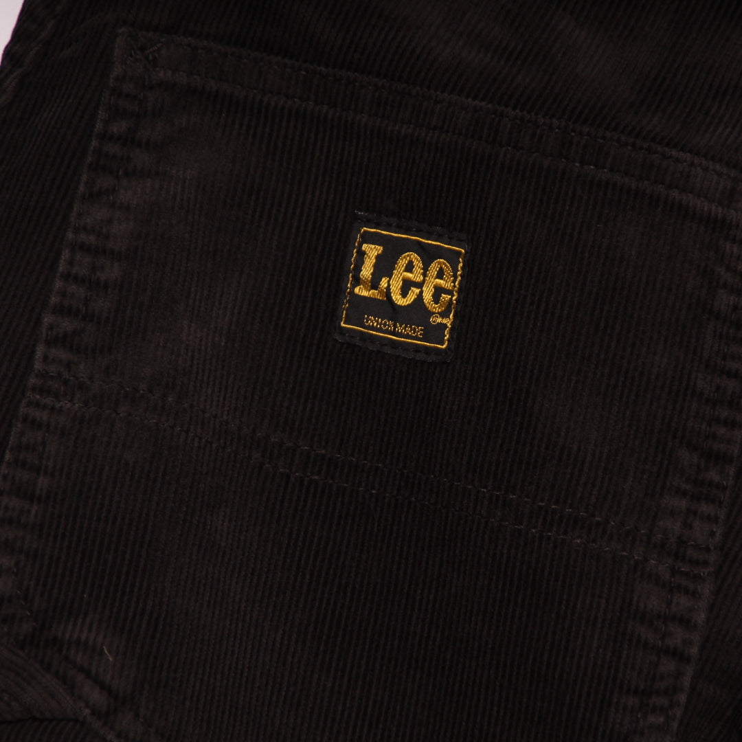 Lee Carpenter Jeans in Velluto Marrone W28 L34 Unisex Deadstock w/Tags