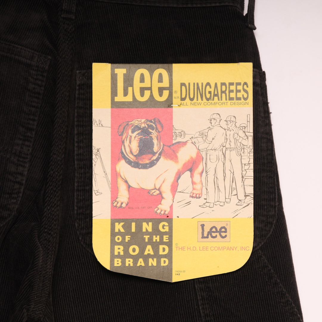 Lee Carpenter Jeans in Velluto Marrone W28 L34 Unisex Deadstock w/Tags
