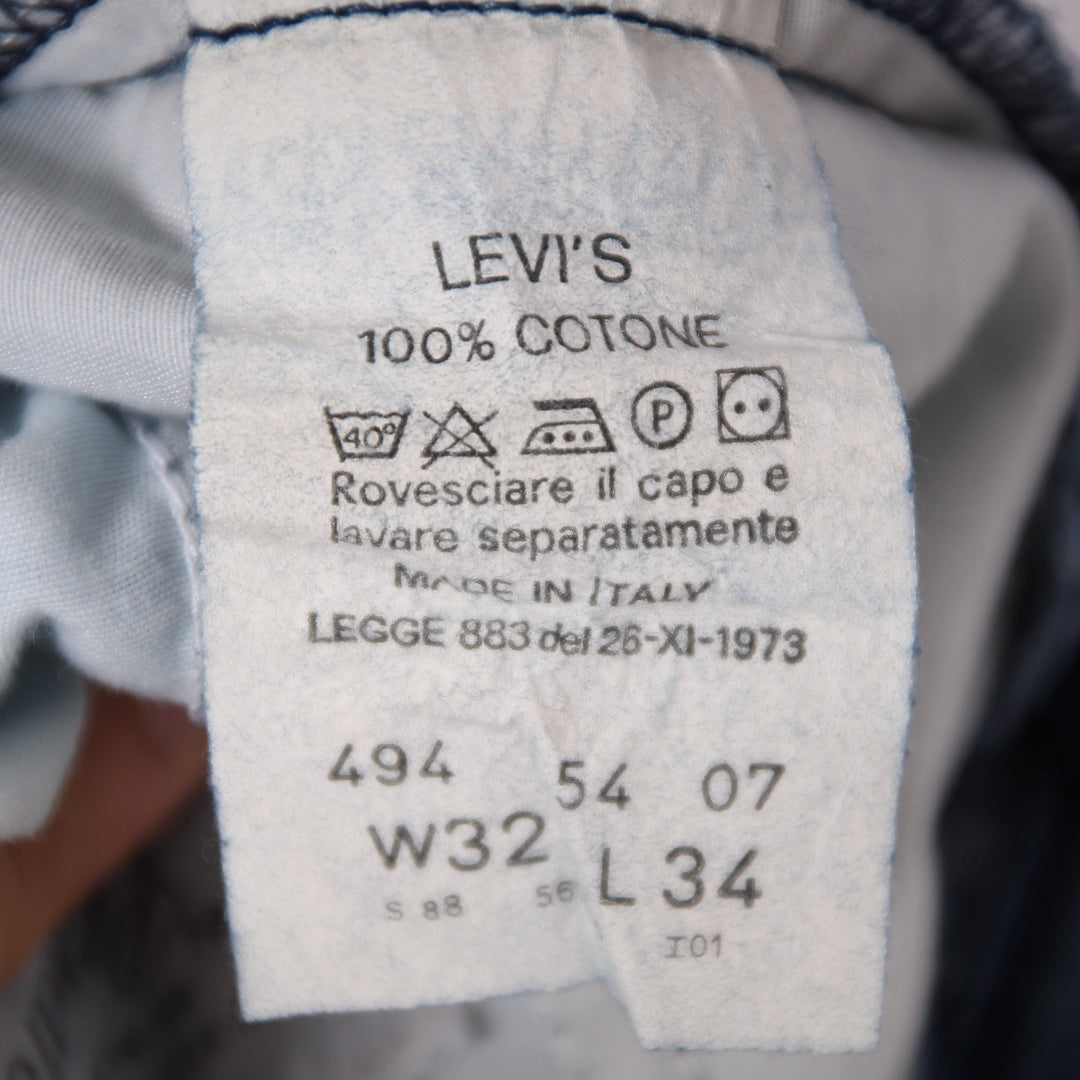 Levi's Chino Jeans Denim W32 L34 Uomo Deadstock w/Tags