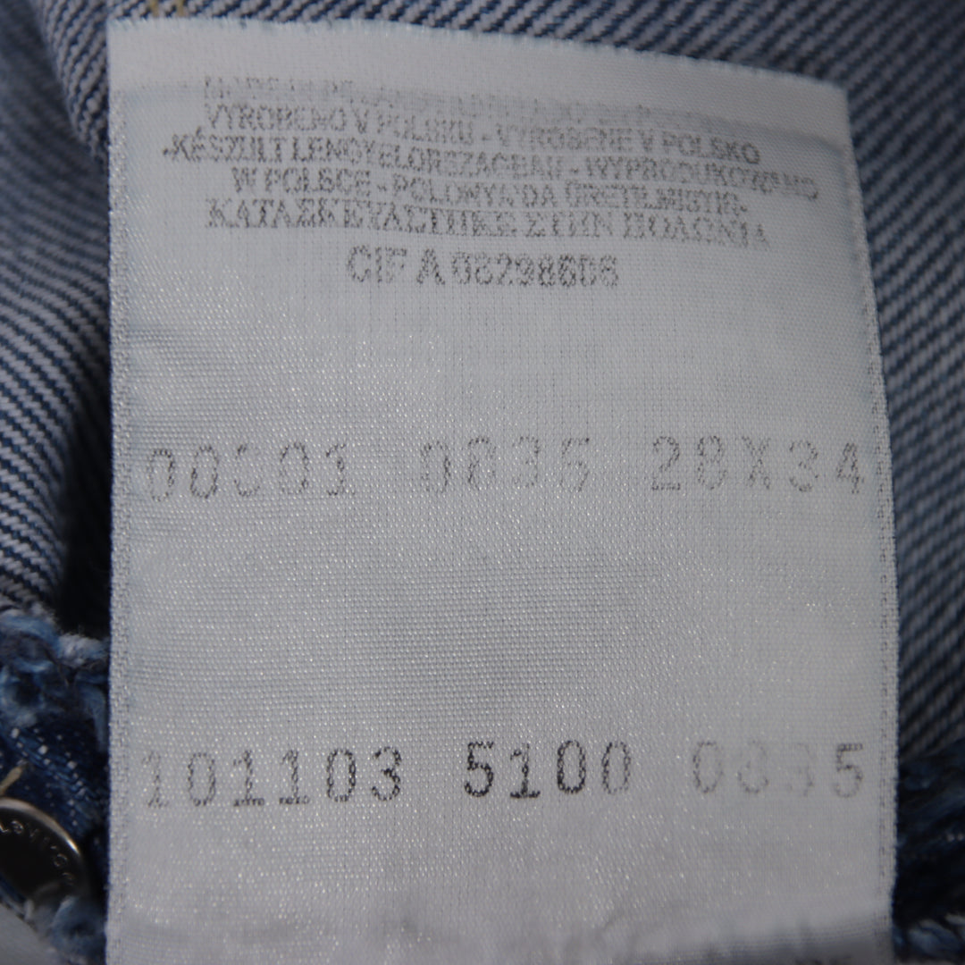 Levi's Engineered 001 W28 L34 jeans vintage in denim da donna